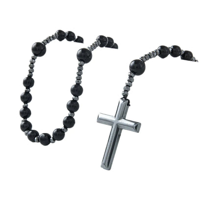Black Prayer Rosary