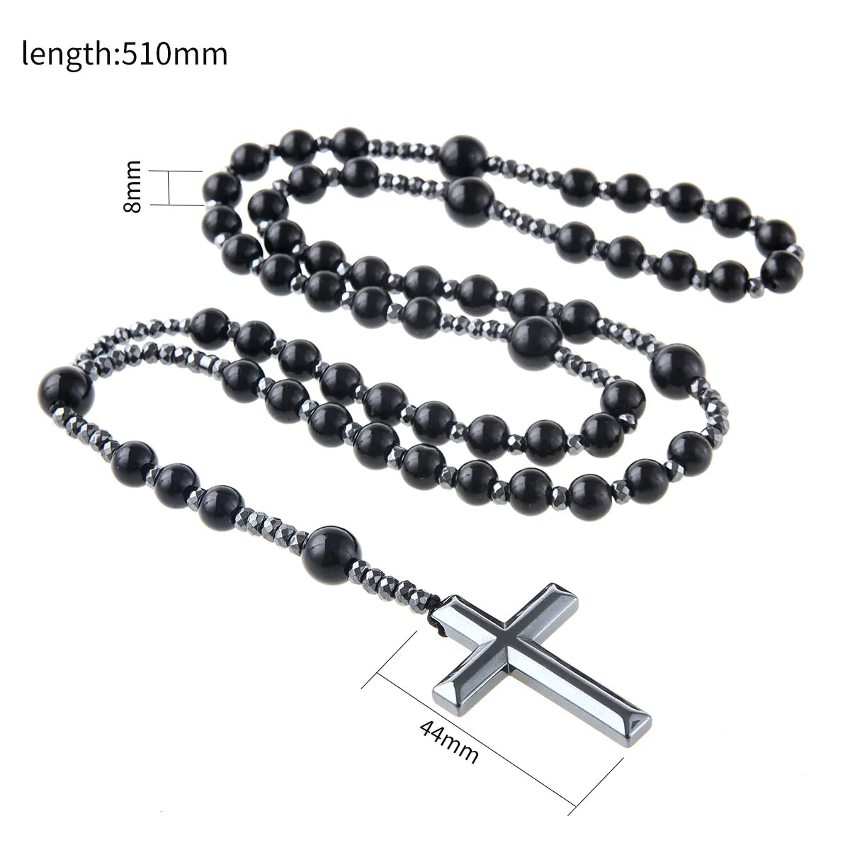 Black Prayer Rosary